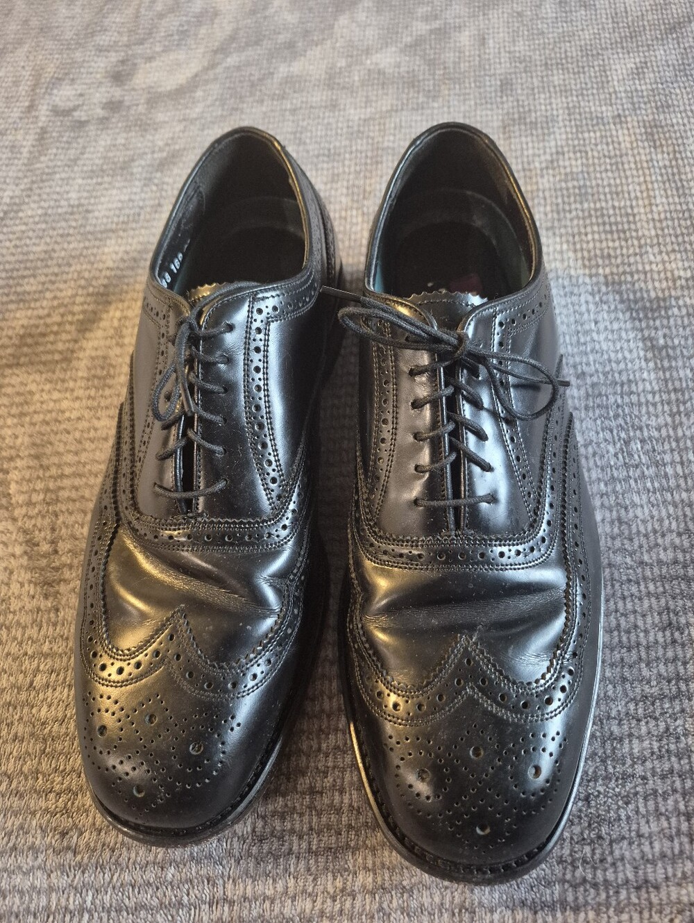 Florsheim Lexington Men's Wingtip Oxfords Dress Shoes Size 9.5 (D) Black